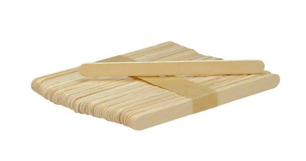 Holzstiele Holz Eisstiele Holzspatel Holzstäbchen Bastelstiele, 50-500  Stück