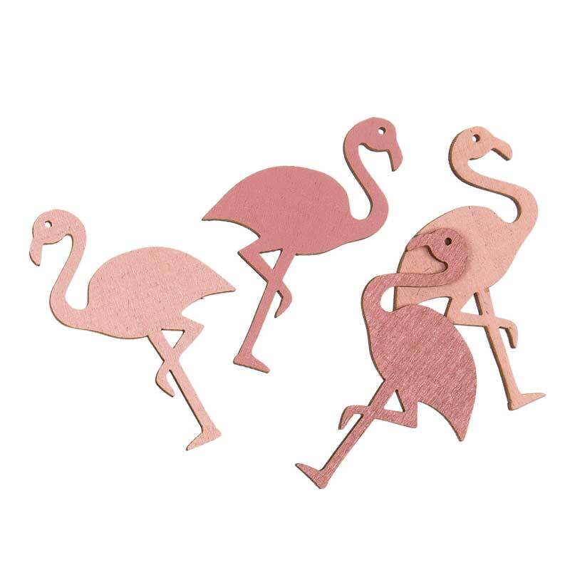Flamingo Holzdekoration,Nature Holz Kugelschreiber,Handsgeniert Kreativ Decor   